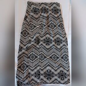 Express Small Geometric Pencil Skirt Aztec